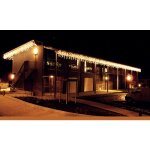 Guirlande pro stalactite 20m 720 leds blanc chaud et flashs