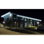 Guirlande pro stalactite 30m blanc froid fixe 1080 led 230v