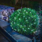 Guirlande solaire 60 leds blanc froid