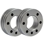 Gys lot de 2 galets type c pour fil fourr� acier - 0, 9 - 1, 0 / 1, 2 mm
