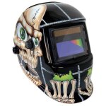 Gys - masque lcd venus 9 / 13 g bones true color - 064973 - noir - taille unique