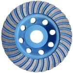 L&h - cfcahl - disque diamant 125 meule poncage b�ton, marbre, granit, pierre, brique, ma�onnerie, pl�tre, ...