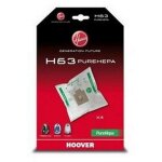 H63 boite de 4 sacs pure hepa (36620 - 52191) (35600536, 09200245) aspirateur hoover