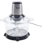 Hachoir électrique 5 l - multihachoir à oignons - hachoir à viande universel silencieux - design amovible ... Hachoir électrique 5 l - multihachoir à oignons - hachoir à viande universel silencieux - design amovible ...