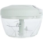 Hachoir manuel 500ml vert pour l�gumes, fruits et viande avec cordon