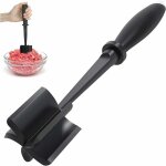 Hachoir � viande en abs de qualit� hachoir � hamburger masher de boeuf presse pur�e, noir hachoir � viande ...