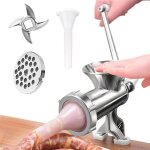 Hachoir � viande manuel, moulin � alimentation robuste, broyeur de viande