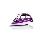 Pro glider 2600 fer  repasser vapeur et schage semelle en cramique de cramique 2600 w violet, white ...