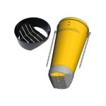 Ralentisseur de gravats pour goulotte - 318107001