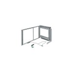 Hafele - panier pour meuble de cuisine magic corner - 18 kg - aluminium blanc - droite