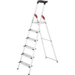 Hailo ? escabeau aluminium 6 marches ? hauteur ciseaux 190 cm ? marches antid�rapantes ? id�al pour travaux ...