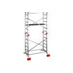 Hailo - echafaudage multifonction 1 plateau - hauteur max. de travail 4. 33m - 9475 - 791
