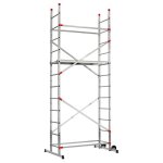 Hailo - echafaudage roulant pour escalier avec montage rapide 2, 4m / 4, 4m en aluminium fast & lock ...