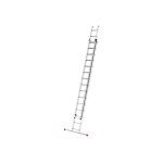Hailo - echelle coulissante à main 2 plans 2x15 échelons en aluminium 7, 6m / 8, 4m profistep duo Hailo - echelle coulissante à main 2 plans 2x15 échelons en aluminium 7, 6m / 8, 4m profistep duo