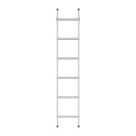 Echelle simple 6 chelons 1, 7m / 2, 7m en alu professionnelle hailo profistep uno
