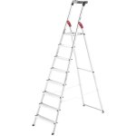 Hailo - escabeau aluminium pliable 8 marches l60 ? ultra l�ger et s�curis� - 3, 7m