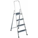 Hailo - escabeau domestique pliable en aluminium 4 marches ultra léger l40 Hailo - escabeau domestique pliable en aluminium 4 marches ultra léger l40