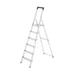 Hailo - escabeau domestique pliable en aluminium 6 marches ultra lger l40