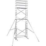 Hailo - rhausse chafaudage roulant pour escalier 3, 9m / 5, 9m en aluminium hobbystep h6