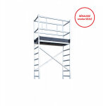 Hailo - r�hausse �chafaudage roulant professionnel 5, 4m / 7, 4m en aluminium expert pro