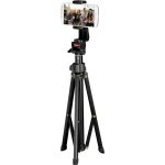 Rotary smartphone set de trpieds 1 / 4 pouce hauteur de travail=41. 5 - 150 cm noir - hama