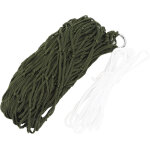 Hamac de camping l�ger en filet nylon pour une personne avec corde renforc�e