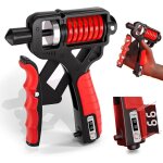 Hand grip strengthener, appareil de renforcement du grip avec r�sistance r�glable 5 - 165kg, exerciseur ...