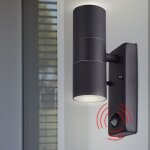 Applique extérieure façades up down éclairage alu lampe de jardin spot noir harm Applique extérieure façades up down éclairage alu lampe de jardin spot noir harm