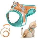 Harnais pour chat avec laisse gilet ? anti - fuite ? mat�riau doux et respirant ? tour de poitrine 28 ...