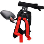 Harnais pour d�broussailleuse en polyester, sac � dos r�glable, sangles pour d�broussailleuse, �paulettes ...