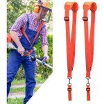 Harnais d�broussailleuse - tondeuse � harnais une epaule avec ceinture de nylon durable adjuestable pour ...