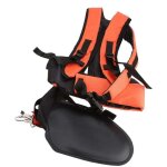 Harnais de d�broussailleuse universelle, sangle double harnais rembourr� ajustable pour d�broussailleuse ...