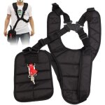 Harnais � double bandouli�re �paule rembourr�e boutonnage s�curit� pour d�broussailleuse tondeuse stihl ...