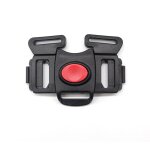 Harnais sangle plastique boucle pour poussette chaise haute 5 point harnais de s�curit� clip 33mm (noir ...