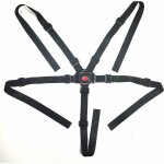 Harnais de s�curit� pour b�b�, 5 points b�b� ceintures r�glable sangle de s�curit� pour poussette universel ...