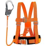 Harnais de s�curit� avec longe, harnais anti chute, baudrier escalade, avec support ventral epaissi, ...