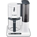 Bosch - haushalt tka8011 cafetire blanc, anthracite nombre de tasse=10 verseuse en verre, fonction de ...