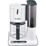 Bosch - haushalt tka8011 cafetire blanc, anthracite nombre de tasse=10 verseuse en verre, fonction de ...