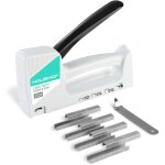 Agrafeuse murale, lgre de type 53, avec repoussoir, agrafes 800 pices de 8 mm pour la dcoration et ...
