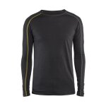 Haut de sous - v�tements xlight 4799 - gris fonc� / jaune xl