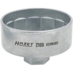Hazet - cl� pour filtres � huile 2169 - 6 ? carr� creux 1 / 2 pouce (12, 5 mm) ? profil � 16 pans ext�rieurs ...