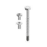 Heco - boite de 50 vis multi monti 7. 5x100 mm schrauben - tte fraise  15. 5 - t40 - zingu argent ...