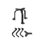 Spotclip kit 150 - downlight cover pour spots encastr�s avec � 100 - 270 mm noir - hellermanntyton