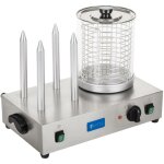 Helloshop26 - appareil machine  hot dog professionnelle 4 pains 2 x 300 watts