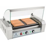Appareil machine  hot dog professionnelle tflon 12 saucisses 1 400 watts