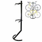 Bquille pour 2 vlos 90 kg bicyclette support systme suspension accrochage