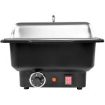 Chauffe - plat chafing dish 900 watts bac gn 1 / 1 13 litres de volume 5 niveaux de temprature