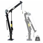 Helloshop26 - grue de levage pick up capacit de 900 kg & treuil charger dcharger socle solide