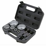 Jeu scies de cloche ensemble d'outils 9 pices perceuse carrelage trpan de forage
