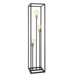 Lampadaire lampe sur pied mtal e27 noir 140 cm